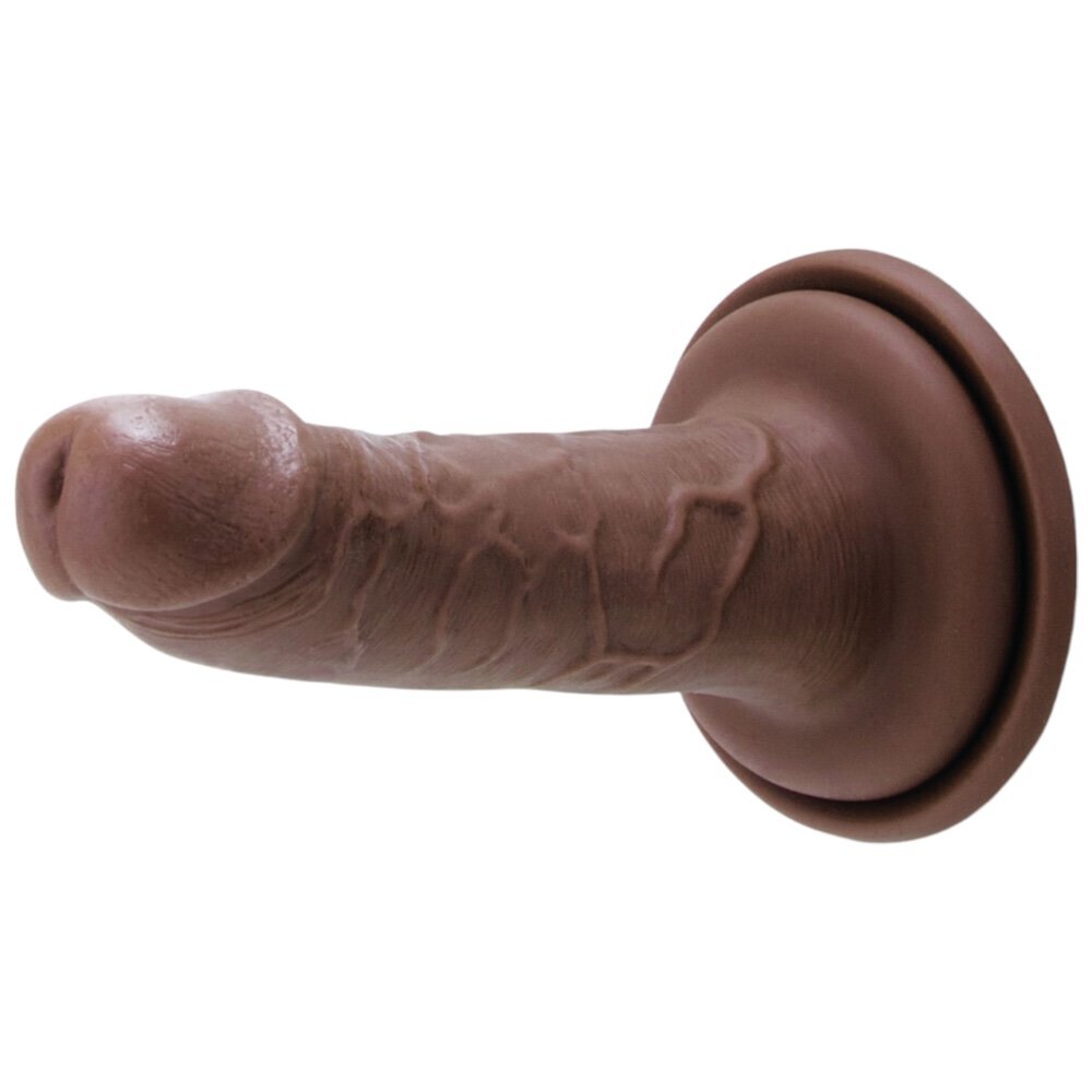 Me You Us Ultra Cock 6 Inch Realistic Suction Cup Dildo Brown