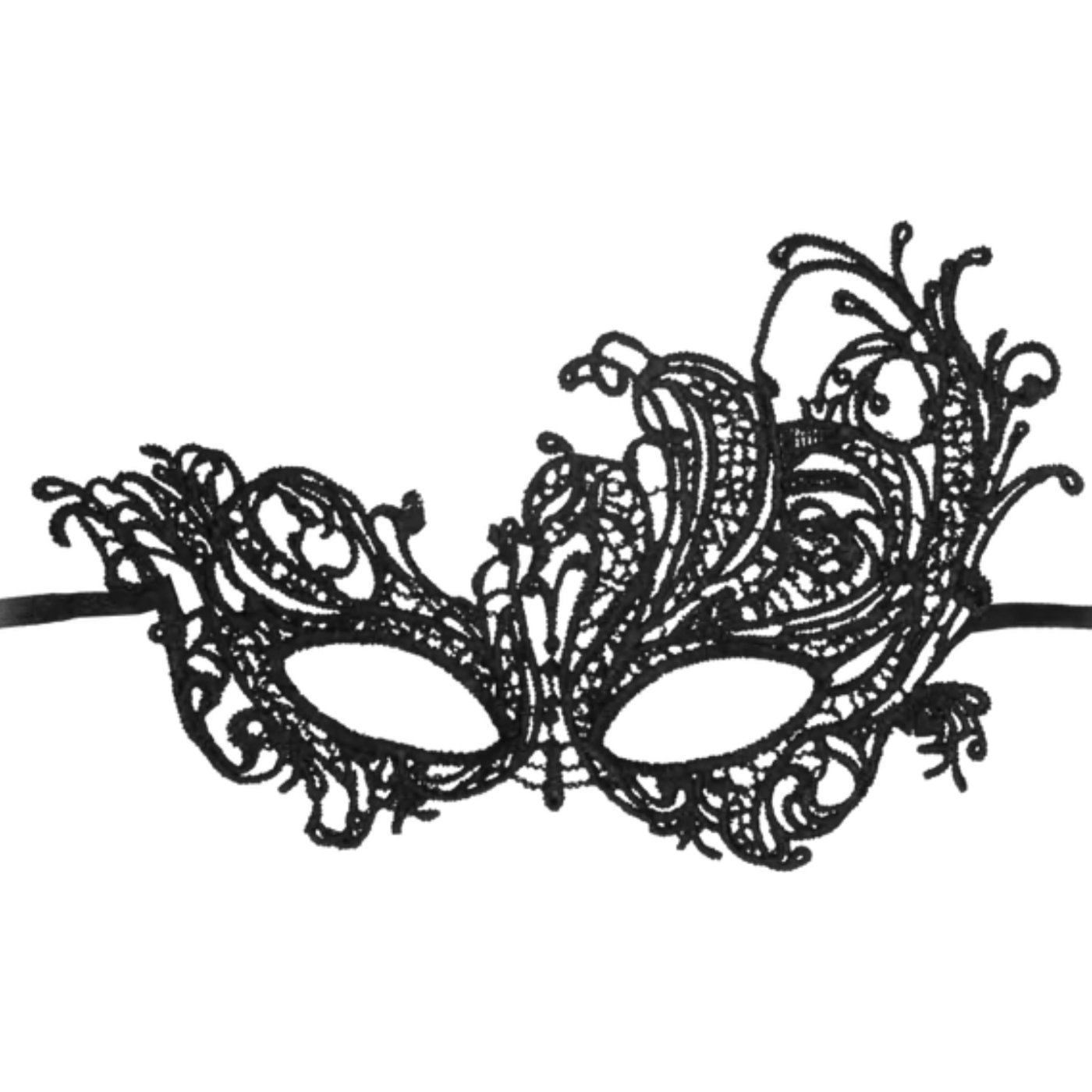 Ouch Royal Black Lace Mask