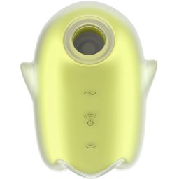 Satisfyer Glowing Ghost Double Air Pulse Clitoral Vibrator Yellow
