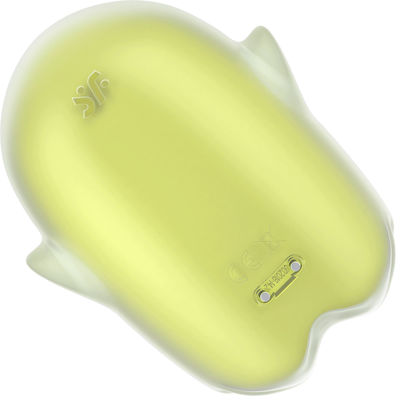 Satisfyer Glowing Ghost Double Air Pulse Clitoral Vibrator Yellow