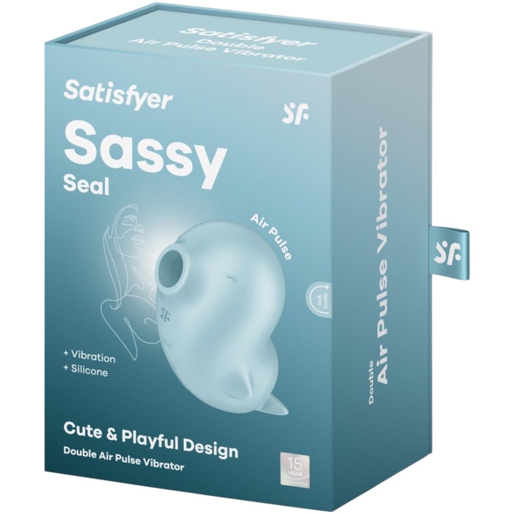 Satisfyer Sassy Seal Double Air Pulse Rechargeable Clitoral Vibrator