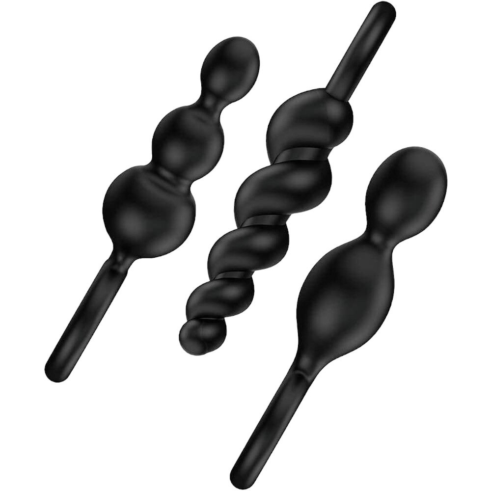 Satisfyer Booty Call Black Small Butt Plug​ Set