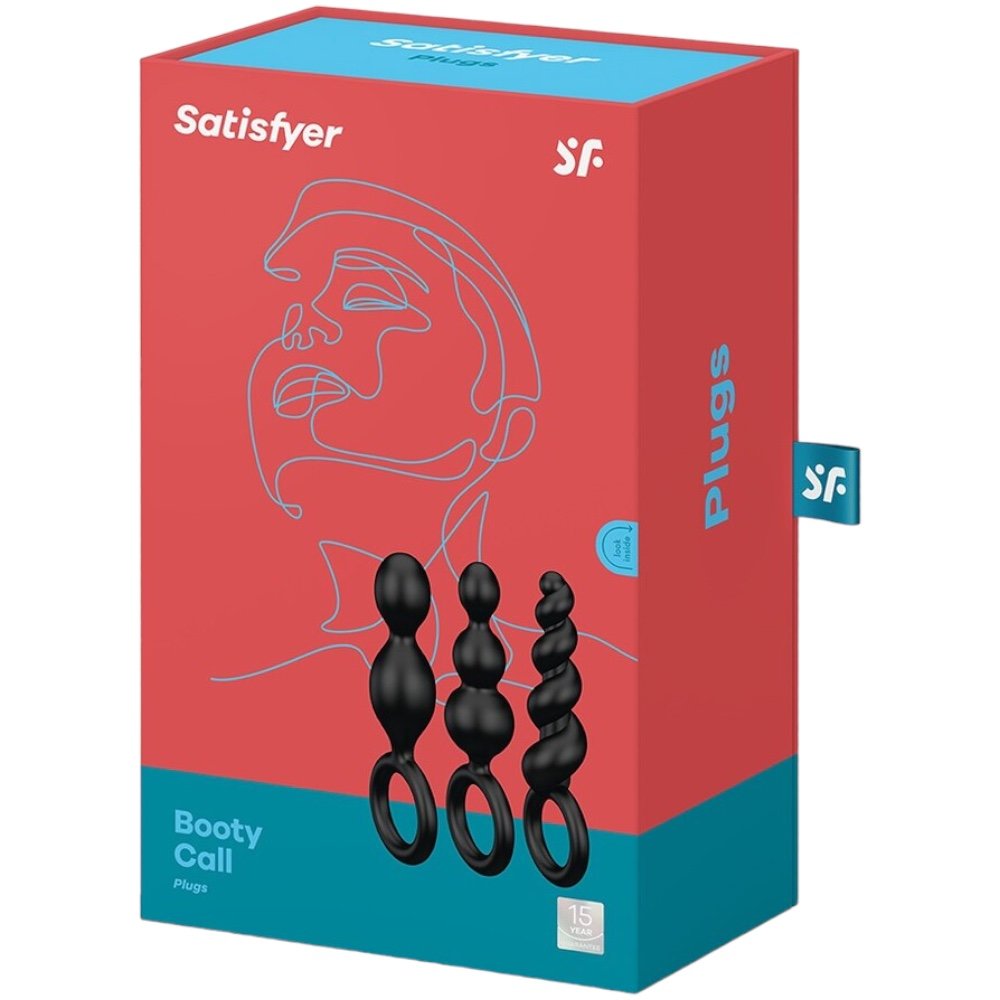 Satisfyer Booty Call Black Small Butt Plug​ Set