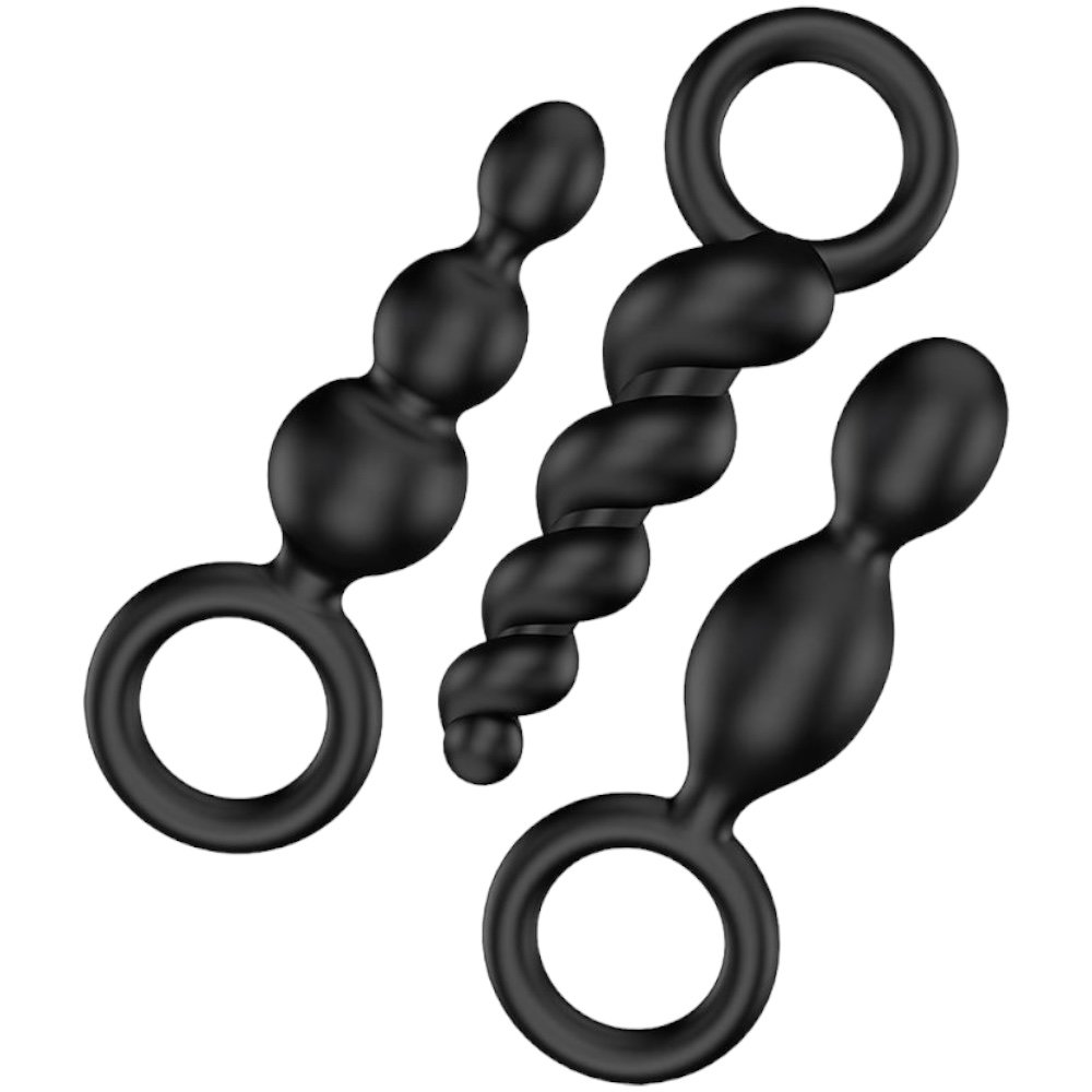Satisfyer Booty Call Black Small Butt Plug​ Set