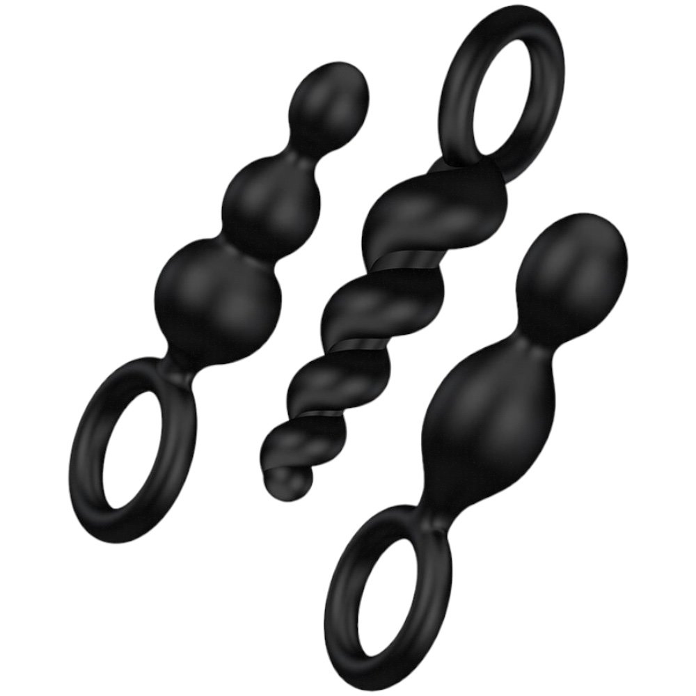 Satisfyer Booty Call Black Small Butt Plug​ Set