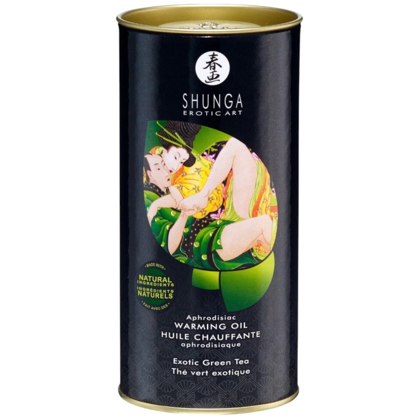 Shunga Aphrodisiac Edible Warming Oil Exotic Green Tea 100ml