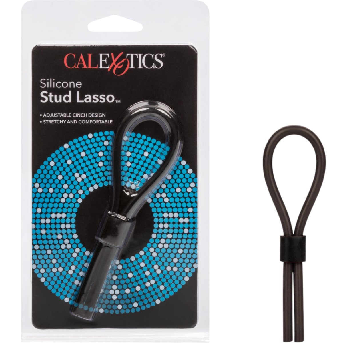 CalExotics Silicone Stud Lasso Black