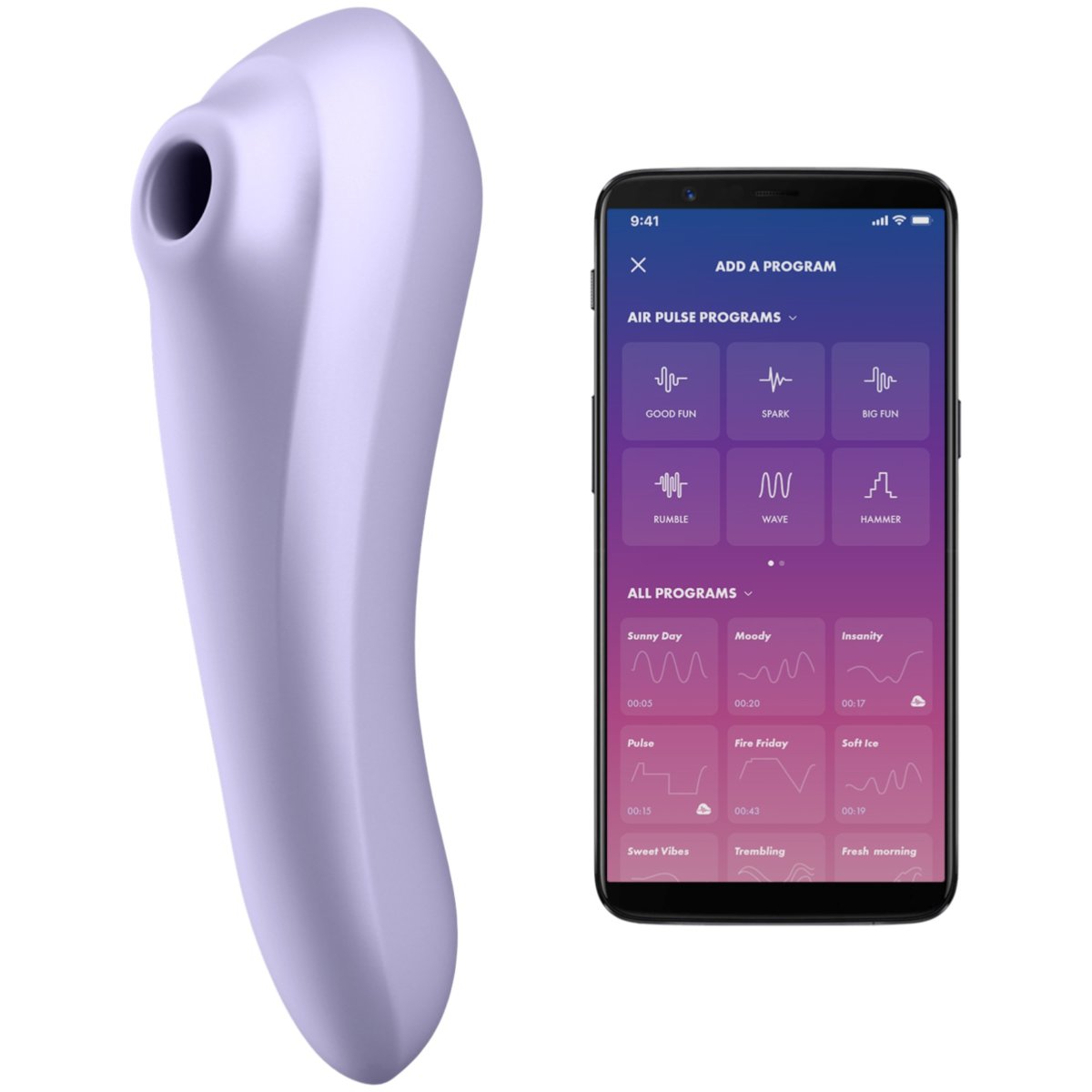 Satisfyer Dual Pleasure App Controlled Clitoral Stimulator & G Spot Vibrator