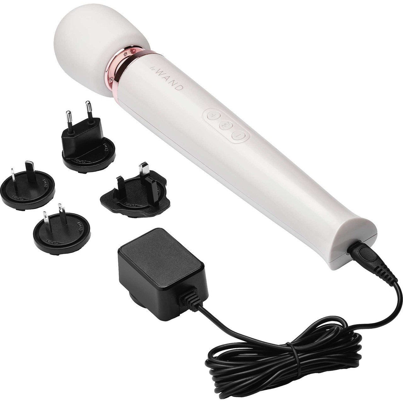 Le Wand Rechargeable Massage Wand Vibrator Pearl