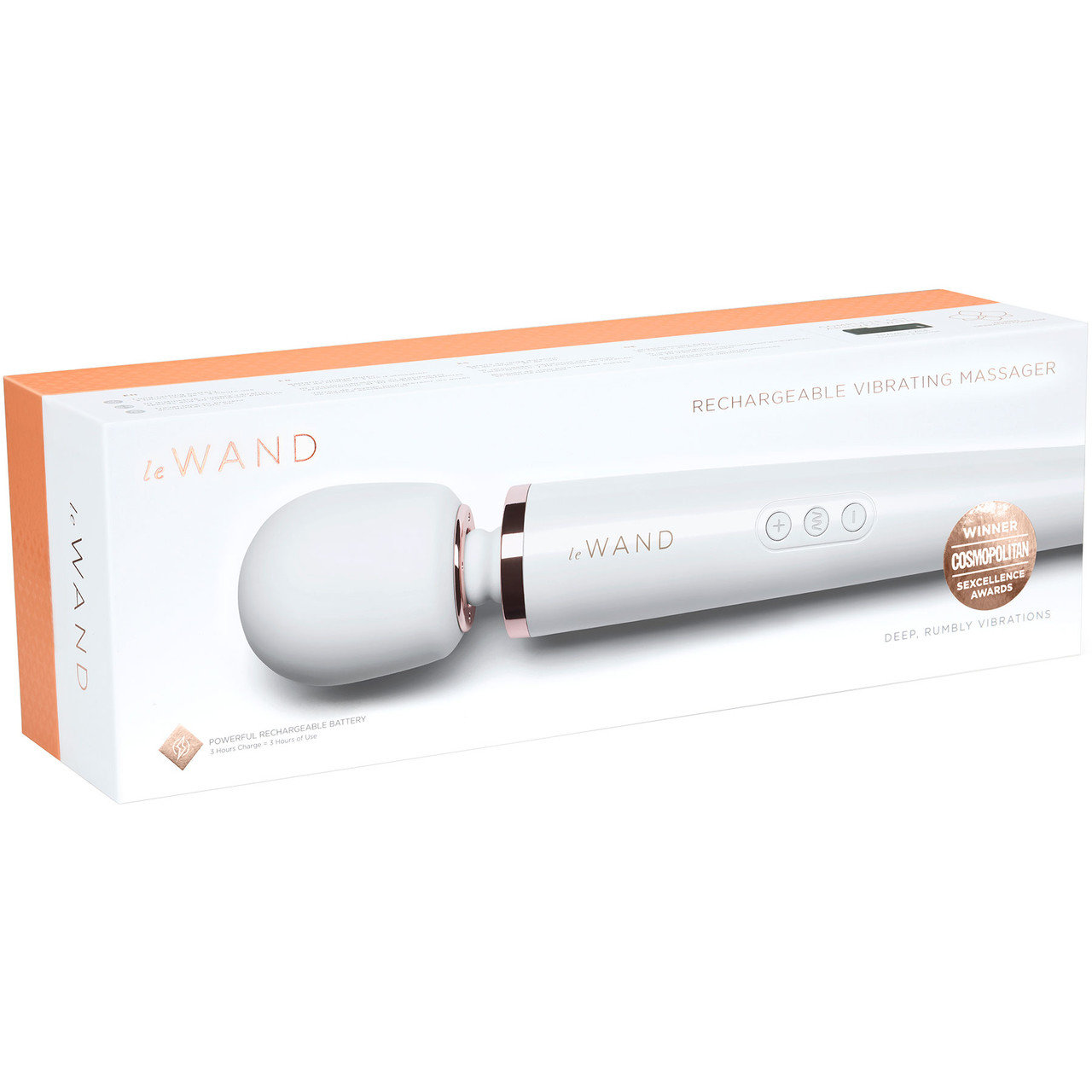 Le Wand Rechargeable Massage Wand Vibrator Pearl