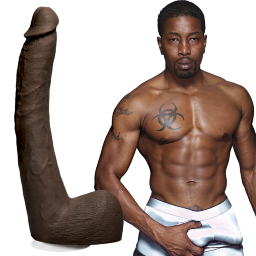 Signature Cocks Isiah Maxwell Ultraskyn Cock with Suction Cup 10 Inch