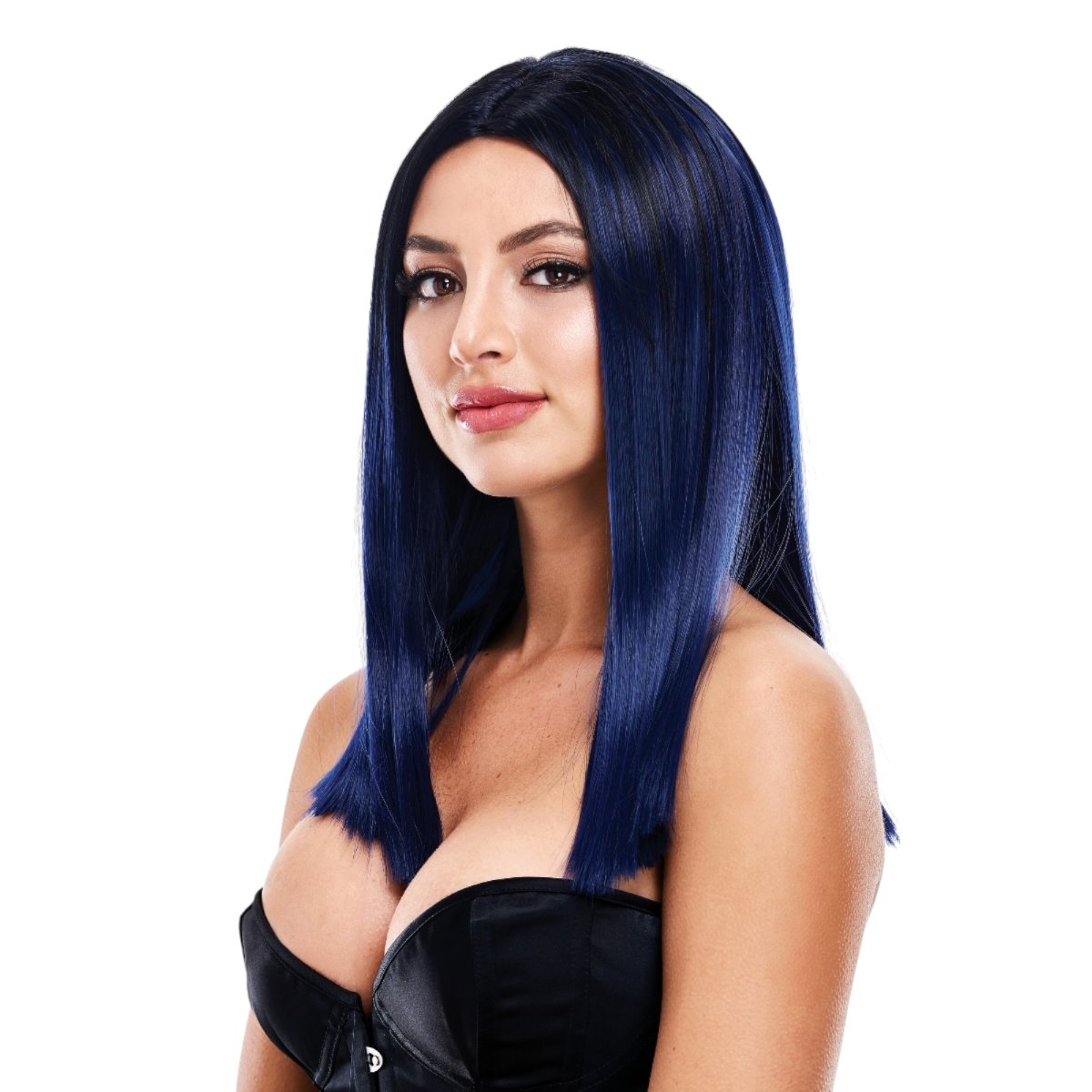 Pleasure Wigs Nicole Purple Long Wig