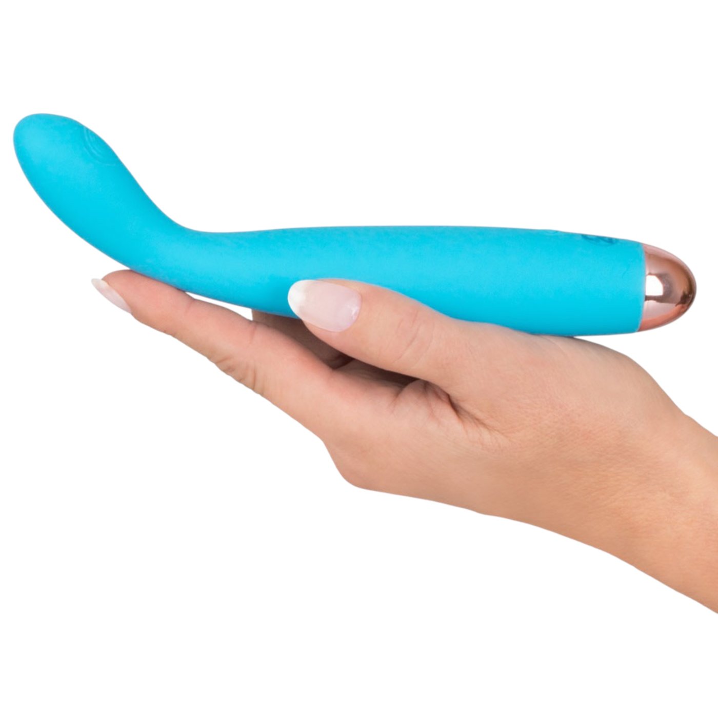 Cuties Silk Touch Rechargeable Mini Vibrator Blue