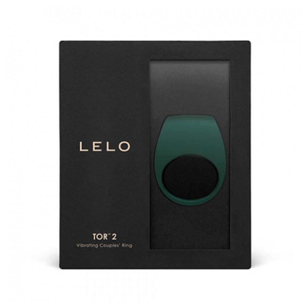 Lelo Tor 2 Couples Vibrating Cock Ring Green