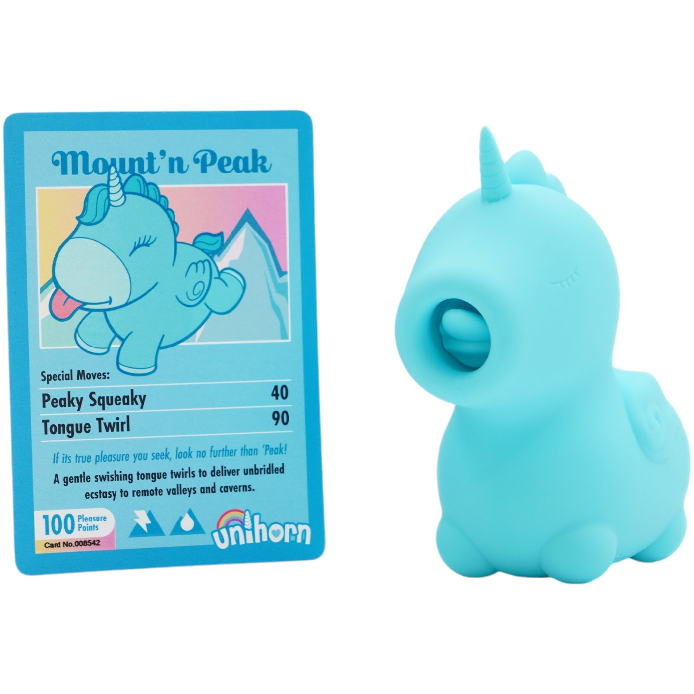 Unihorn Mount'n Peak Licking Clitoral Vibrator