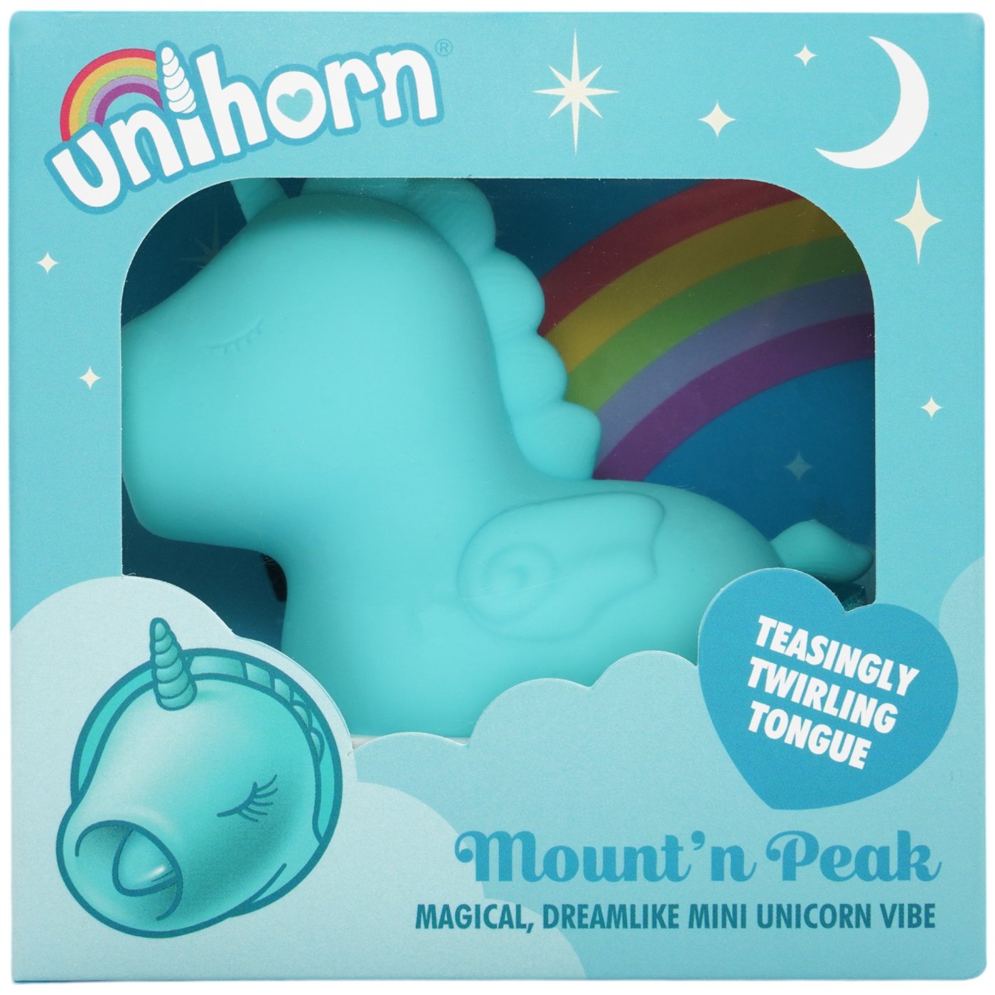 Unihorn Mount'n Peak Licking Clitoral Vibrator