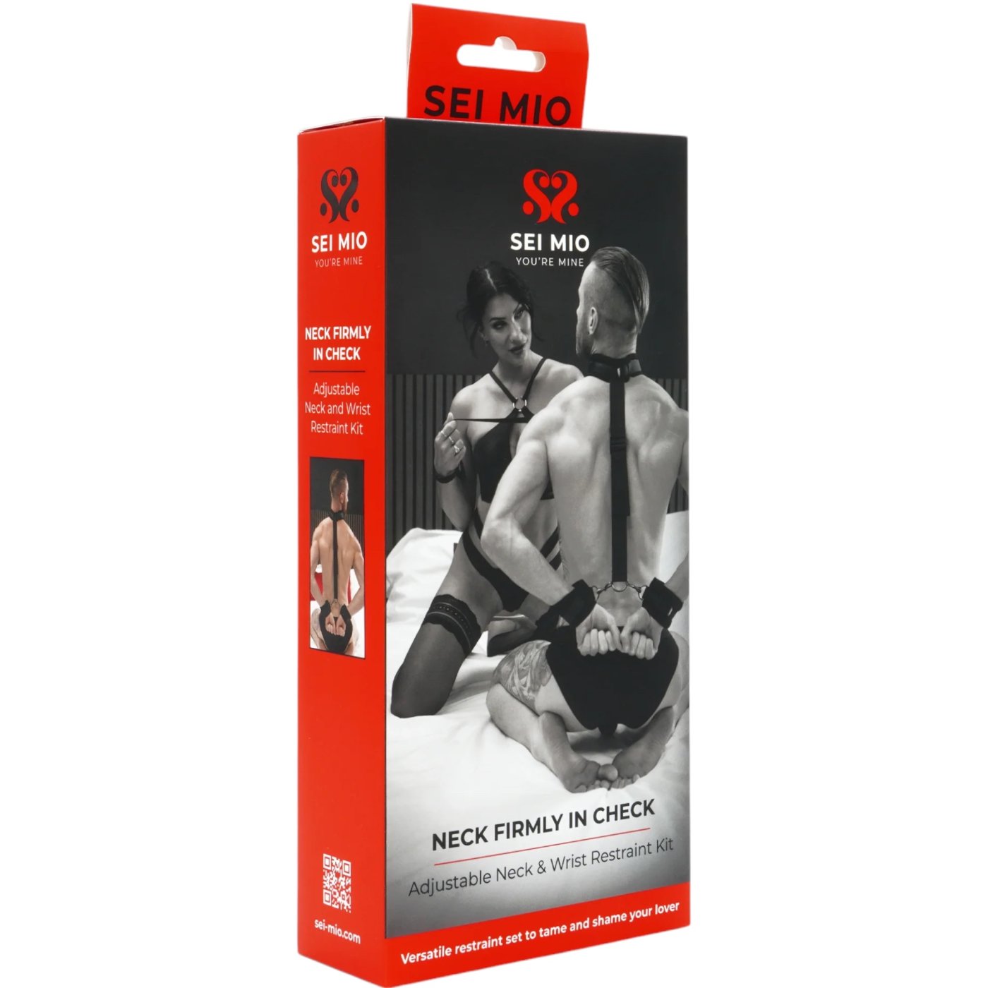 Sei Mio Neck Firmly In Check Adjustable Neck and Wrist Restraint Kit