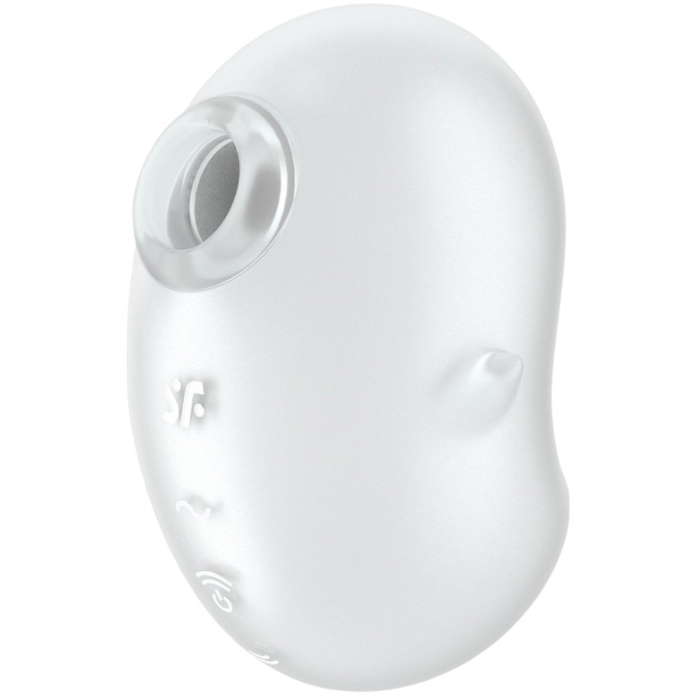 Satisfyer Cutie Ghost Double Air Pulse Rechargeable Clitoral Vibrator White