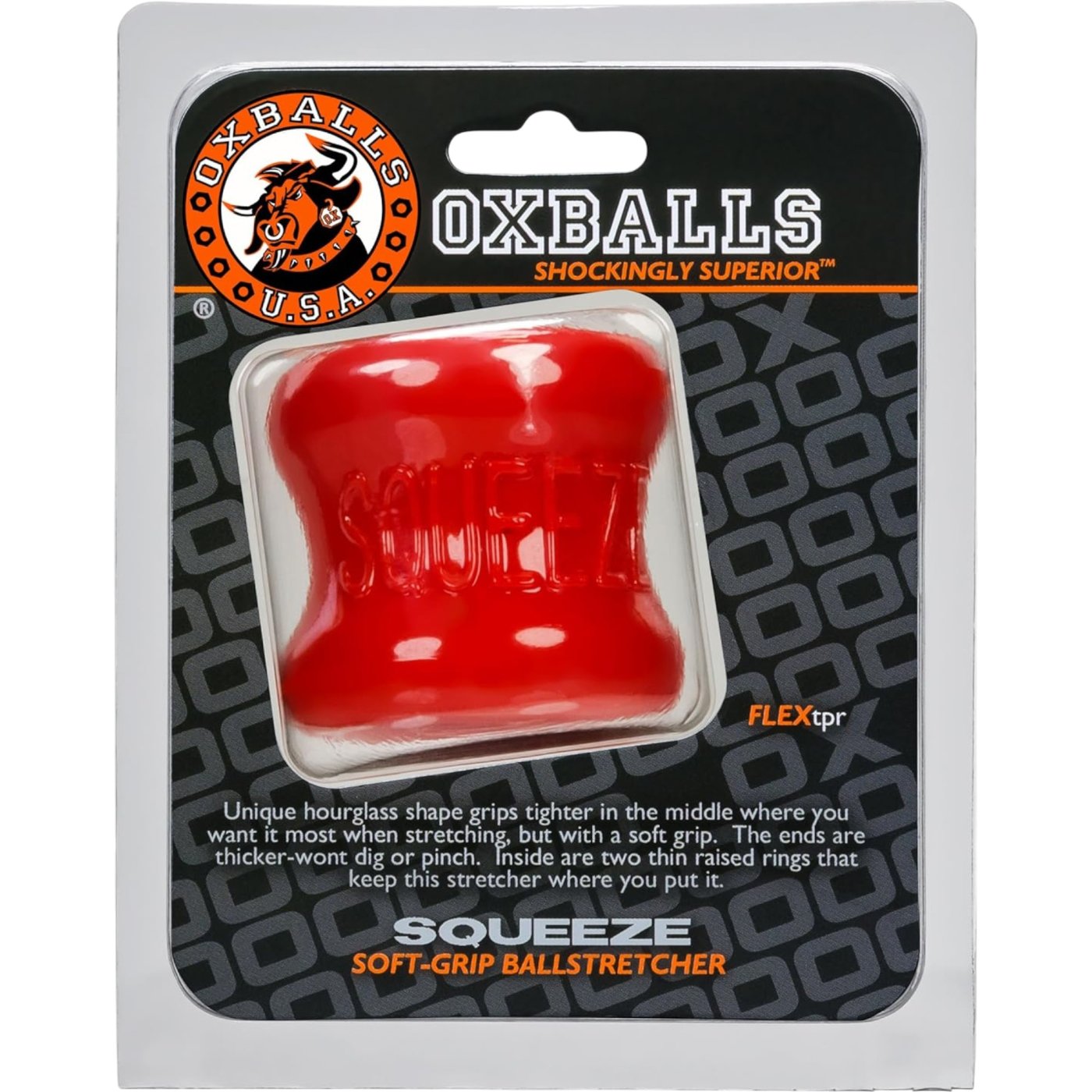 Oxballs Squeeze Ball Stretcher Red