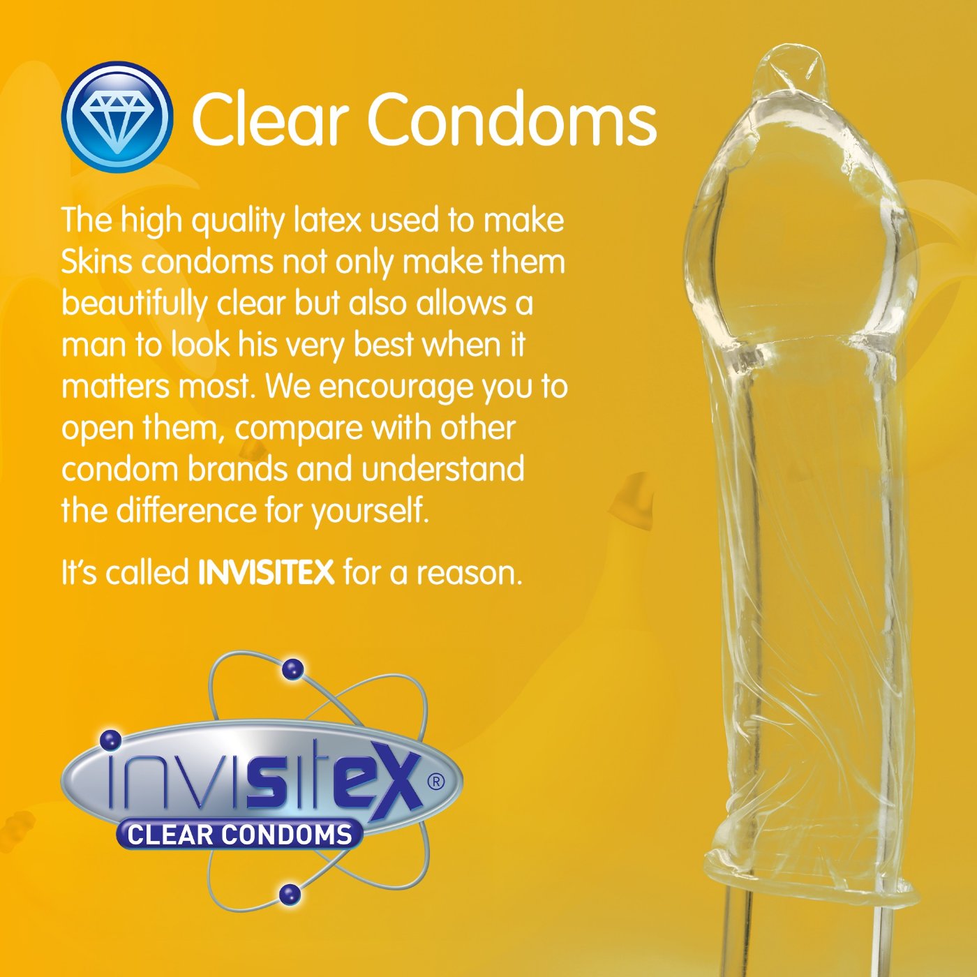 Skins Banana Premium Condoms (8 Pack)