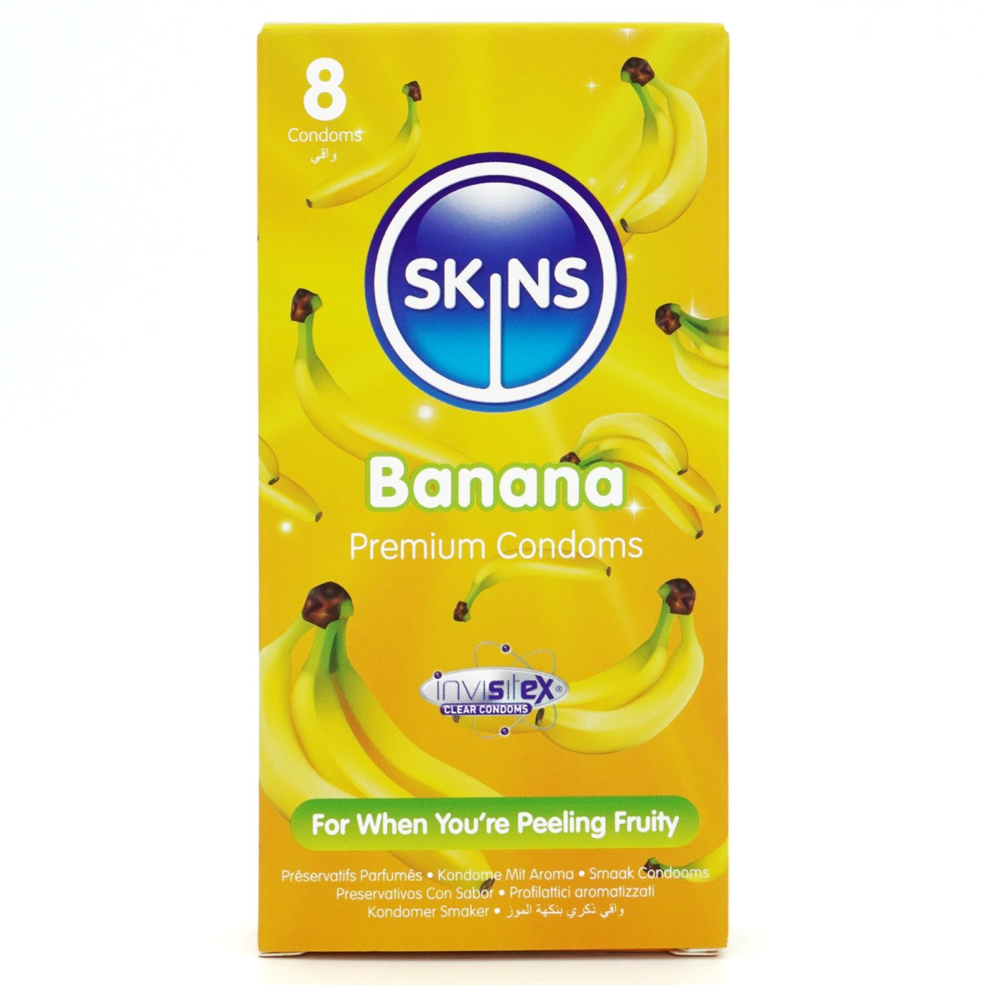 Skins Banana Premium Condoms (8 Pack)