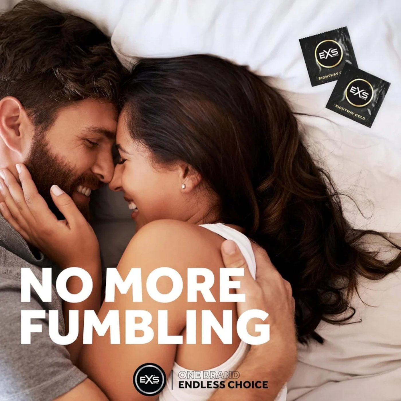 EXS Rightway Gold Dual-Colour Vegan Condoms (12 Pack)