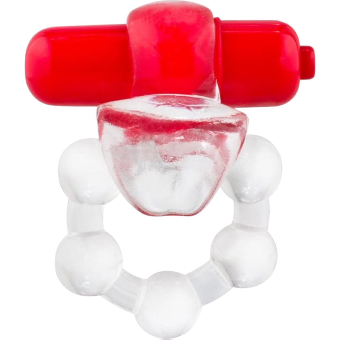 Screaming O Overtime Vibrating Cock Ring Red