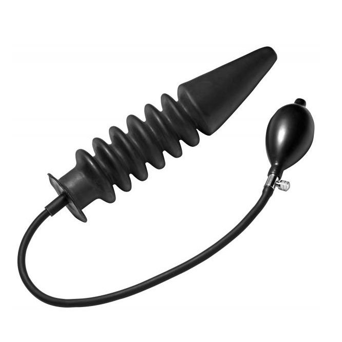 Master Series Accordion Inflatable XL Anal Plug 10 Inch