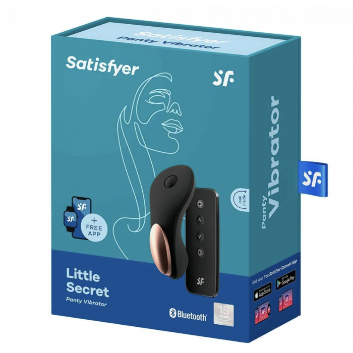 Satisfyer Little Secret Vibrating Knickers Black