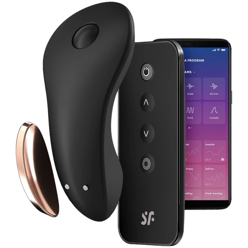 Satisfyer Little Secret Vibrating Knickers Black