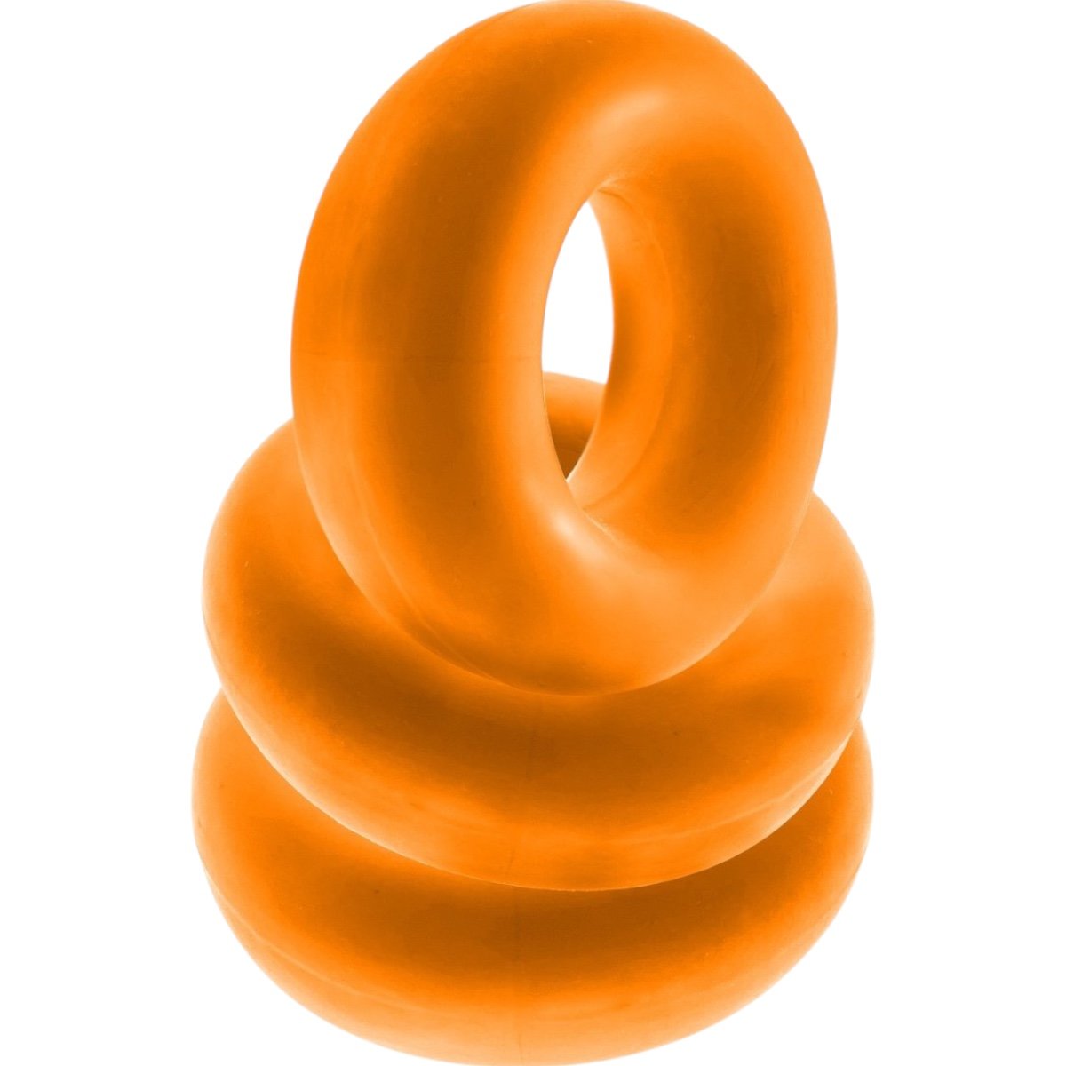 Oxballs Fat Willy Jumbo Cock Ring Set Orange (3 Pack)