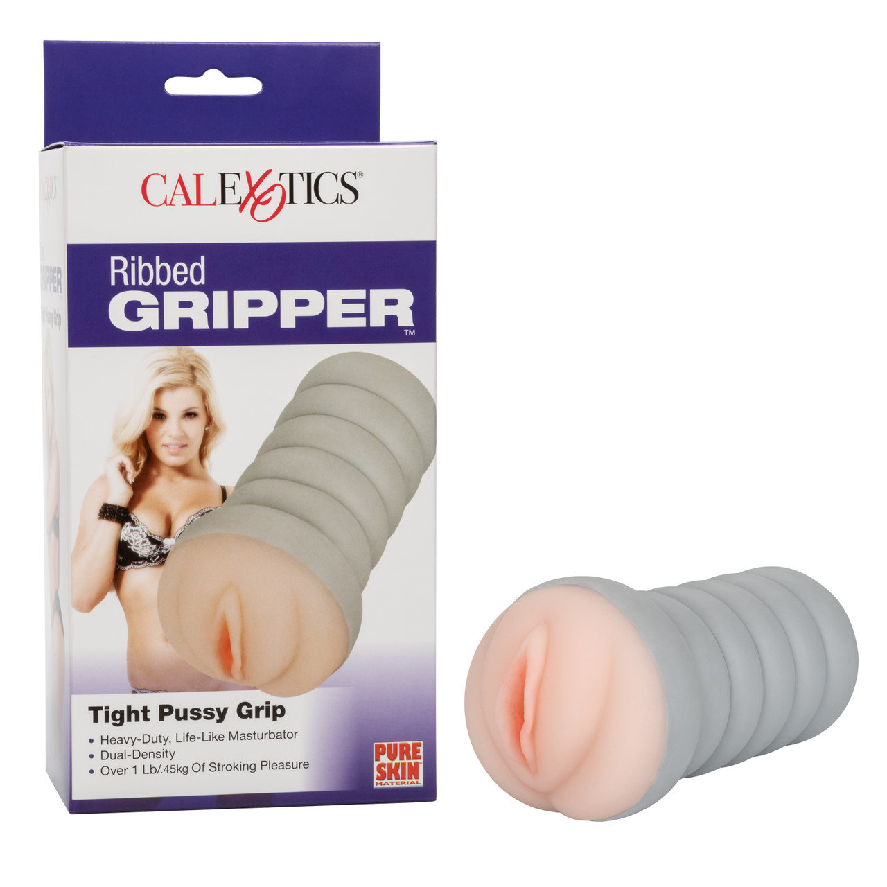 CalExotics Ribbed Gripper Tight Pussy Masturbator