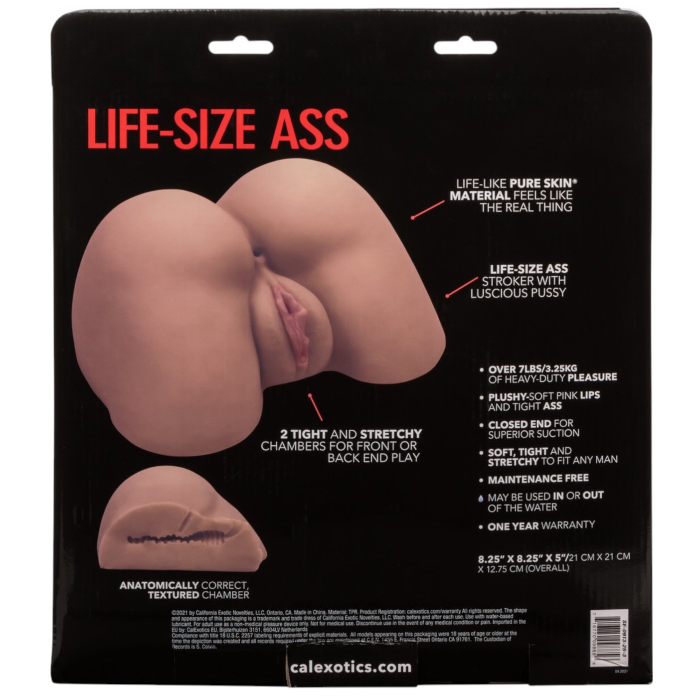 Stroke It Life Size Ass Masturbator Tan