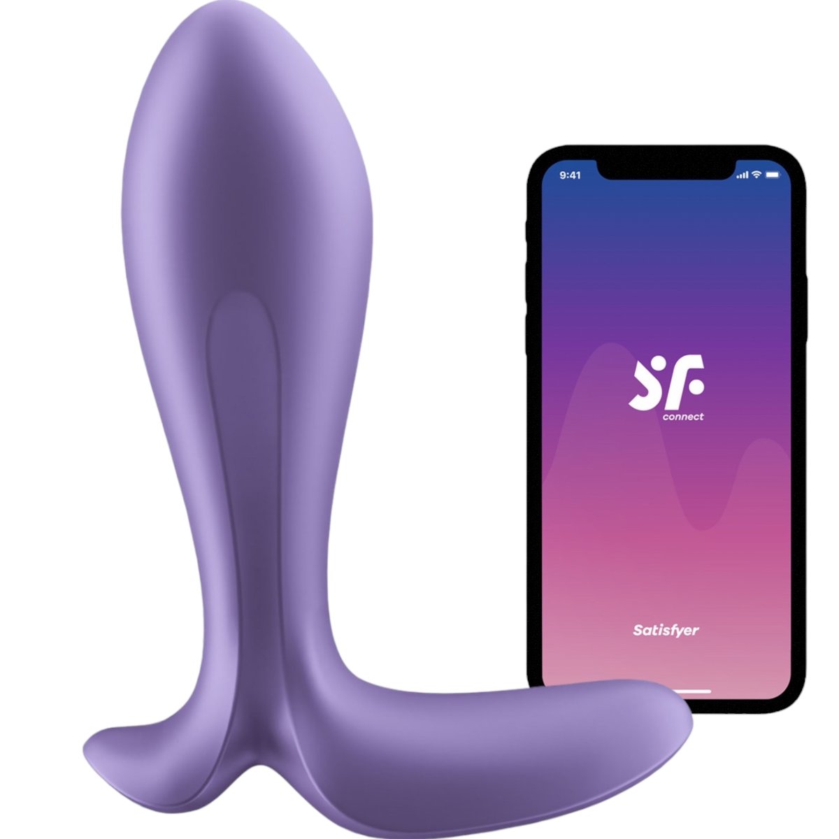 Satisfyer Intensity Plug App Controlled Rechargeable Vibrating Butt Plug Violet