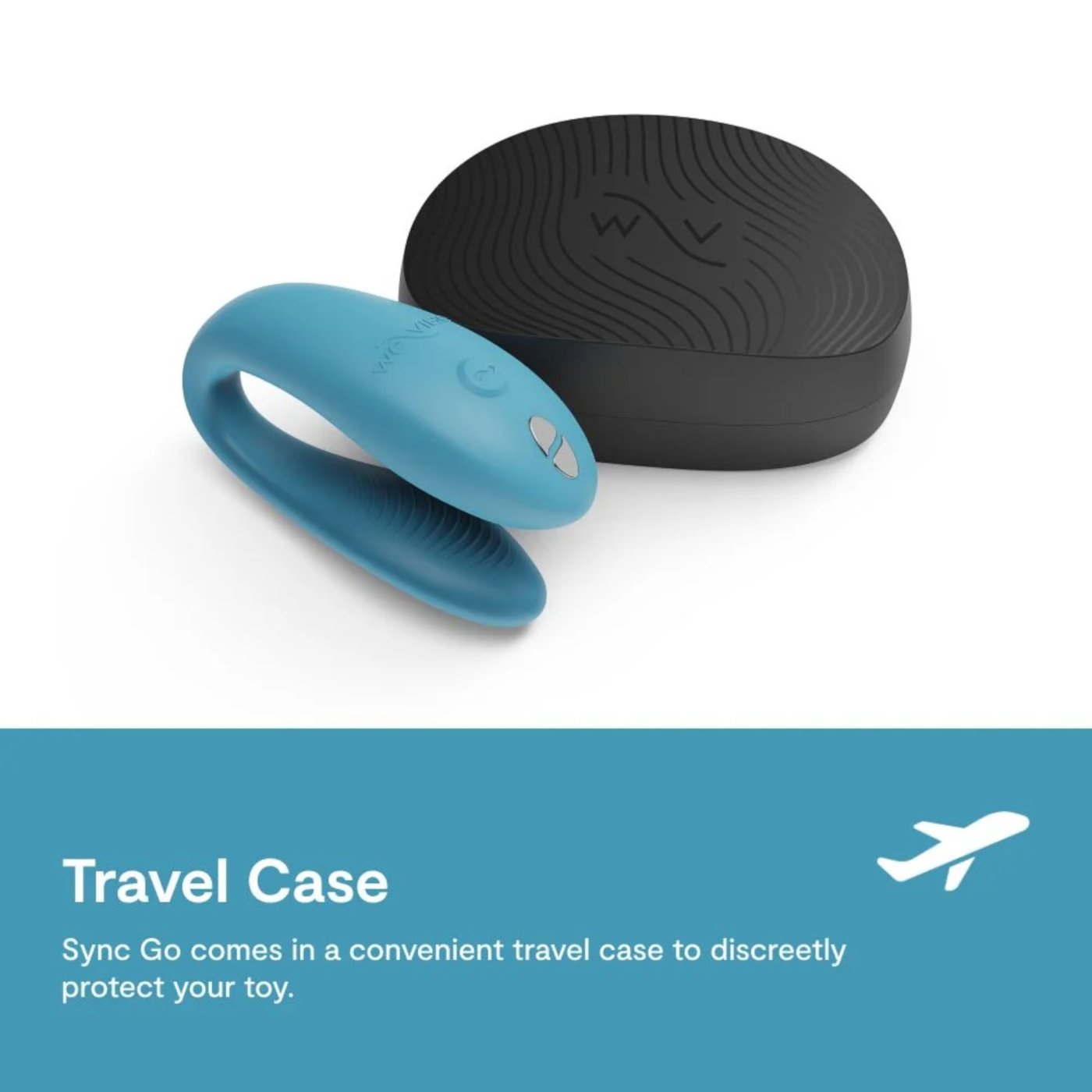 We-Vibe Sync Go App Controlled Rechargeable Couple's Vibrator