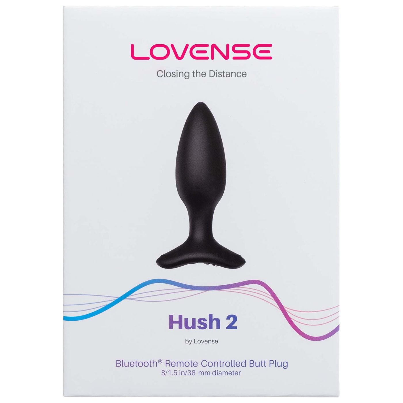 Lovense Hush 2 Small App-Controlled Rechargeable Vibrating Butt Plug 4 Inch