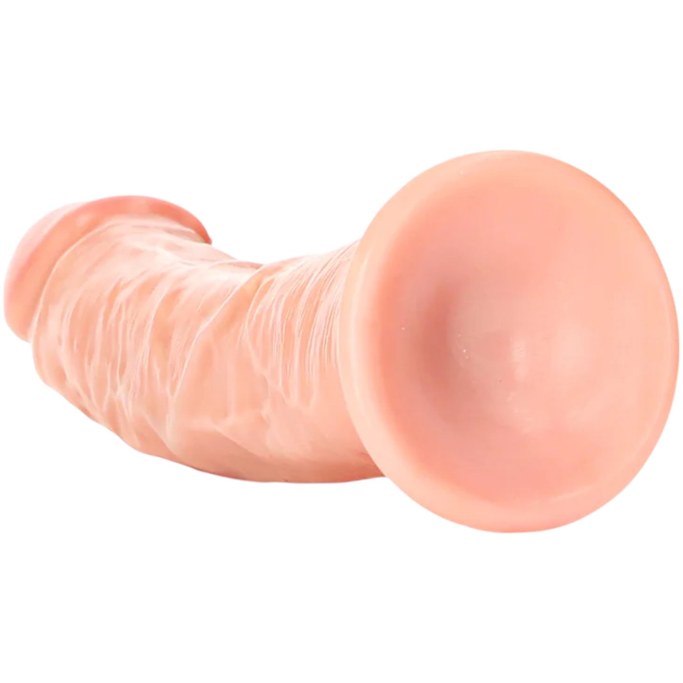 RealRock Curved Realistic Dildo with Suction Cup 7 Inch