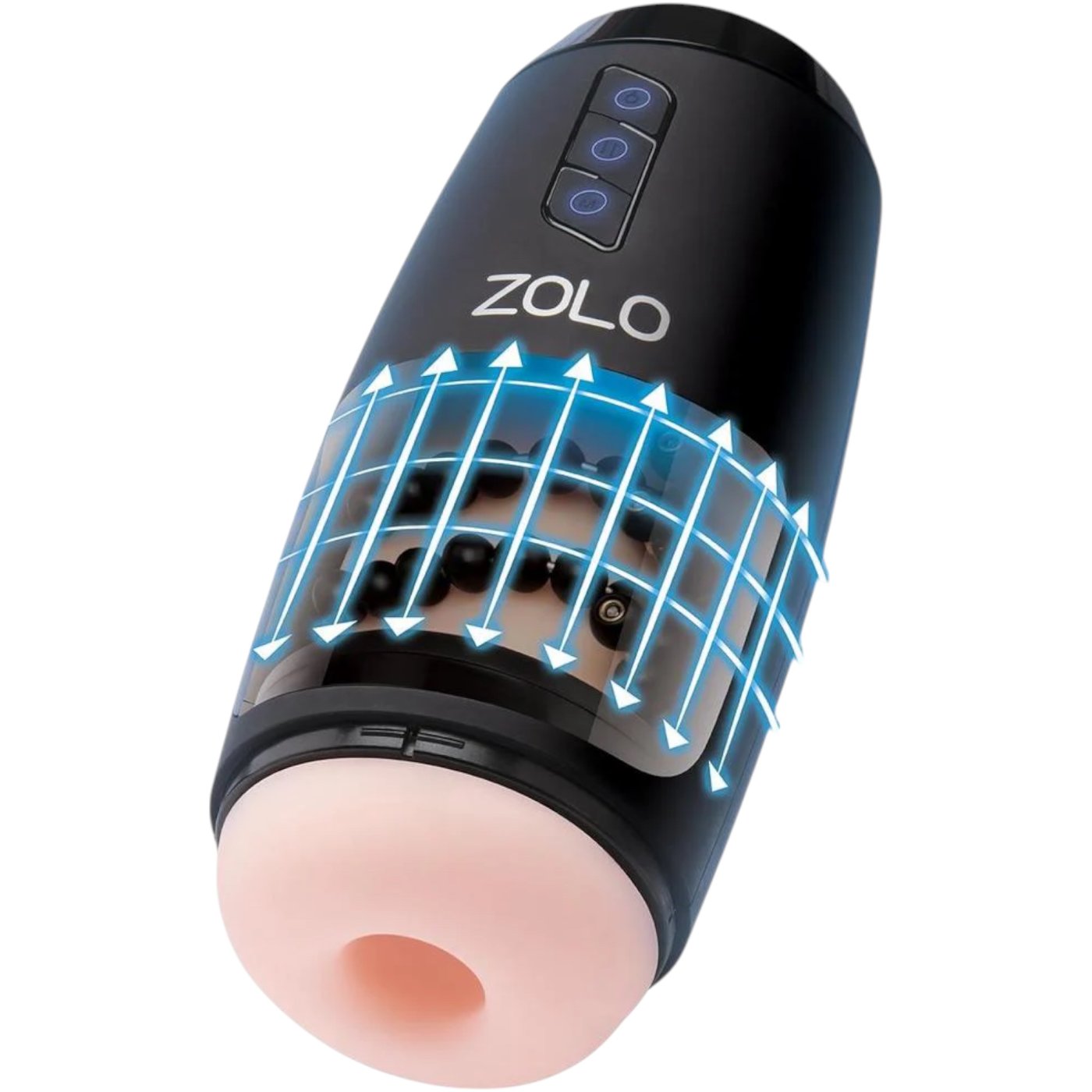 Zolo Upstroke Hands Free Thrusting Beaded Masturbator