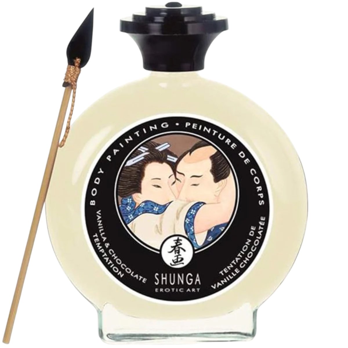 Shunga Edible Body Paint Vanilla &amp, Chocolate Temptation 100ml