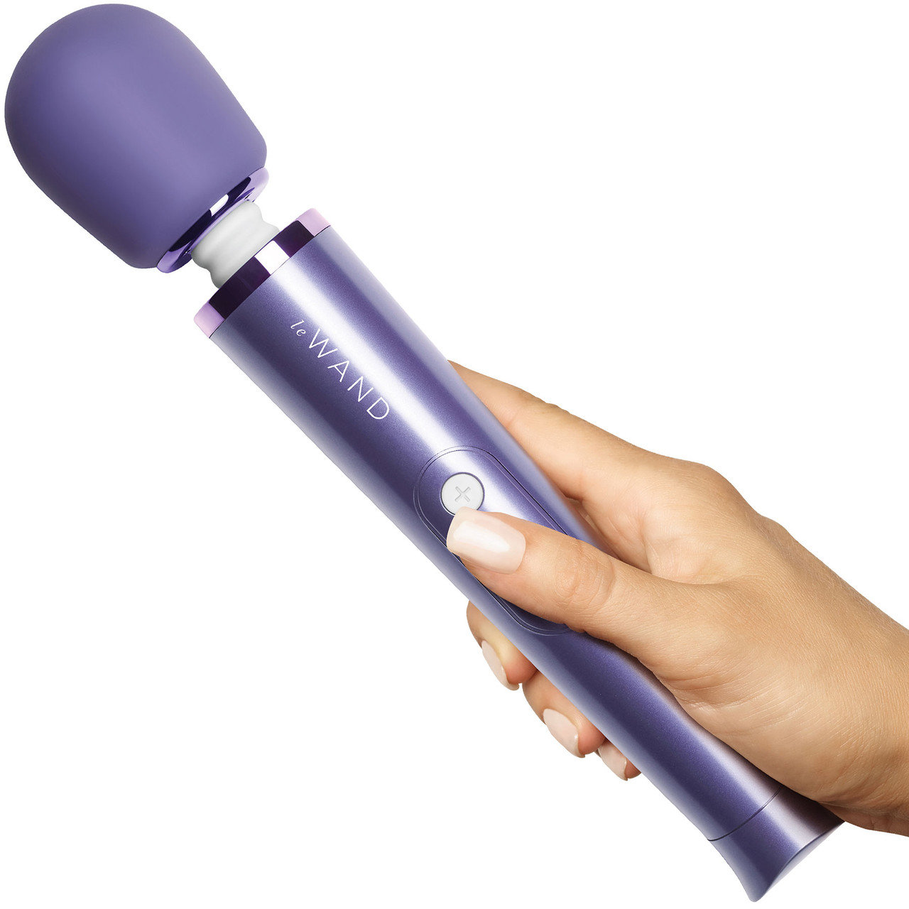 Le Wand Petite Mini Rechargeable Massage Wand Vibrator Violet