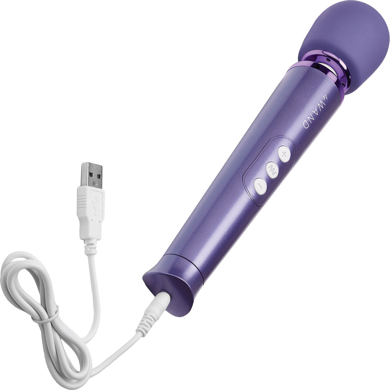 Le Wand Petite Mini Rechargeable Massage Wand Vibrator Violet