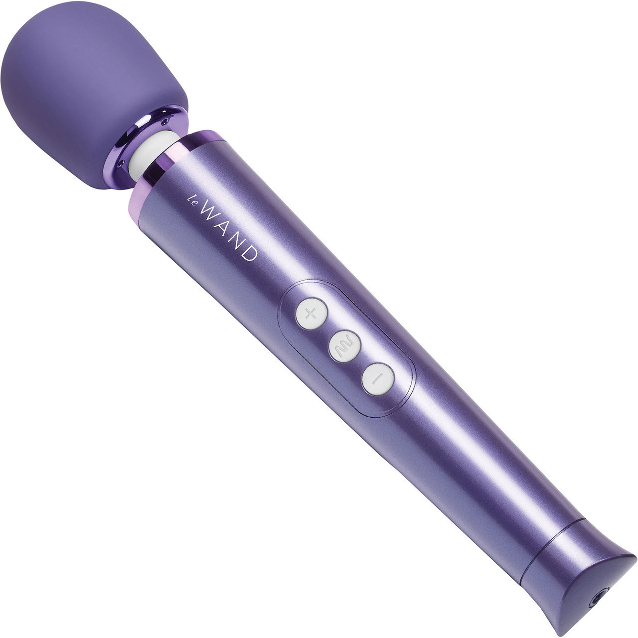 Le Wand Petite Mini Rechargeable Massage Wand Vibrator Violet