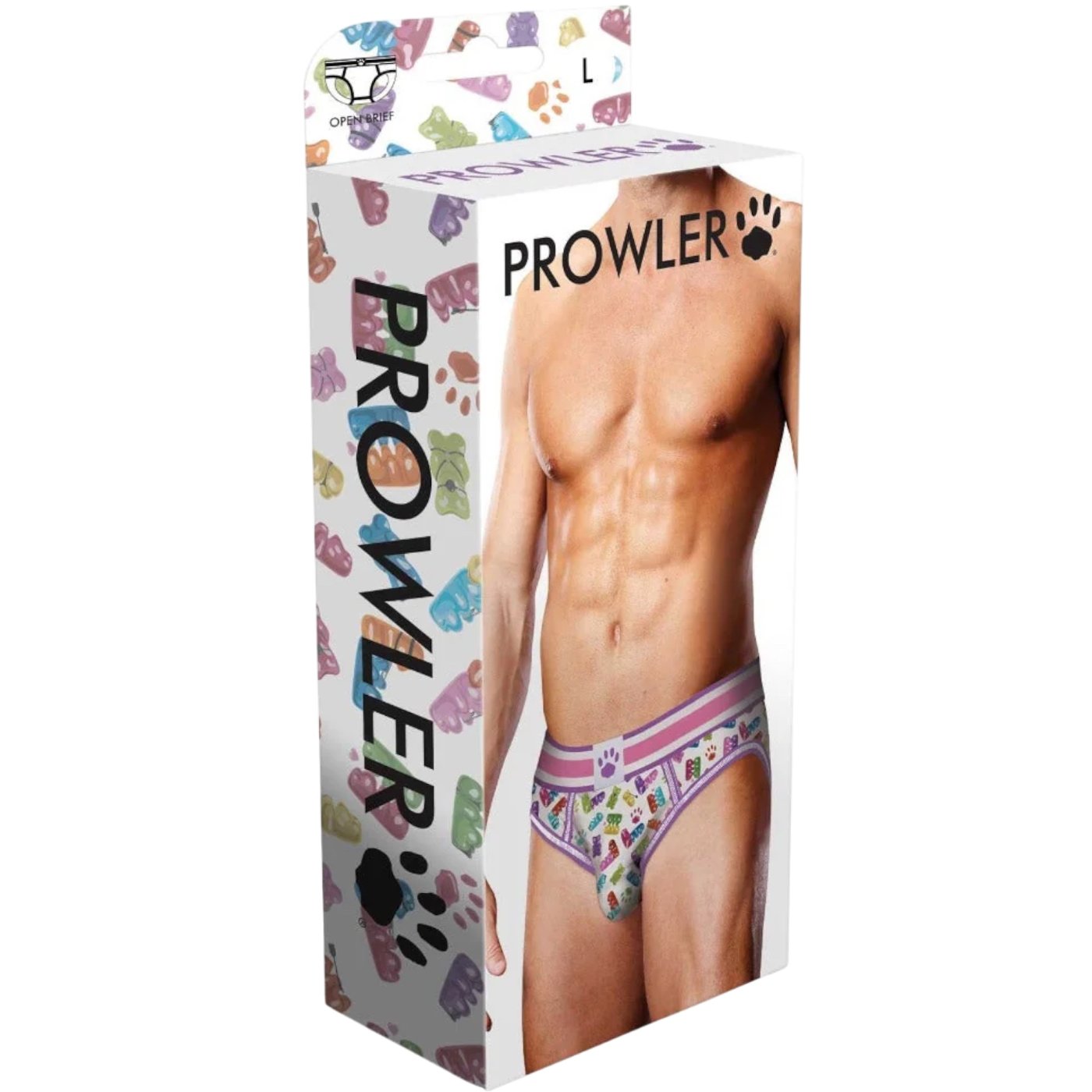 Prowler Gummy Bears Backless Brief Pink Purple
