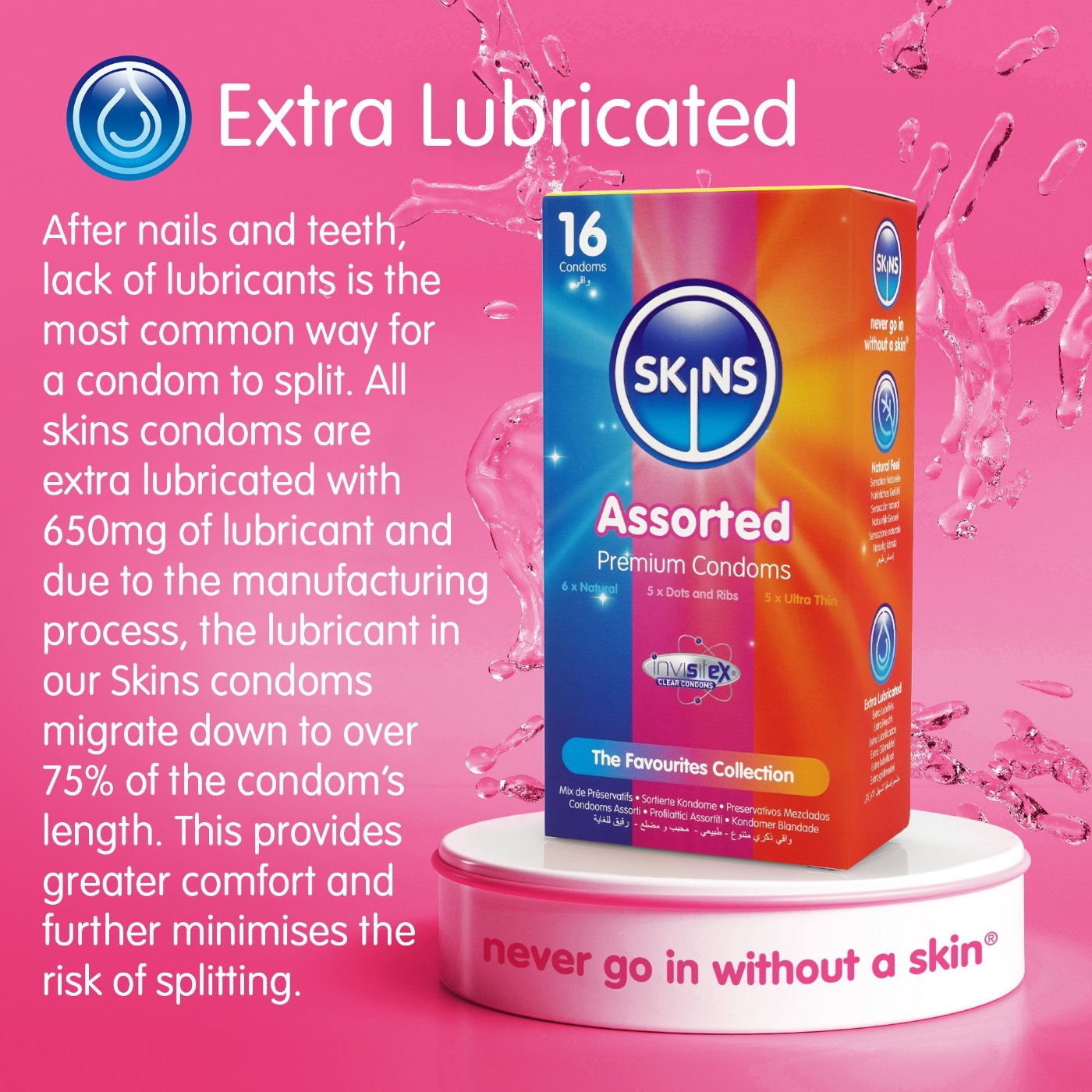 Skins Assorted Premium Condoms (8 Pack)