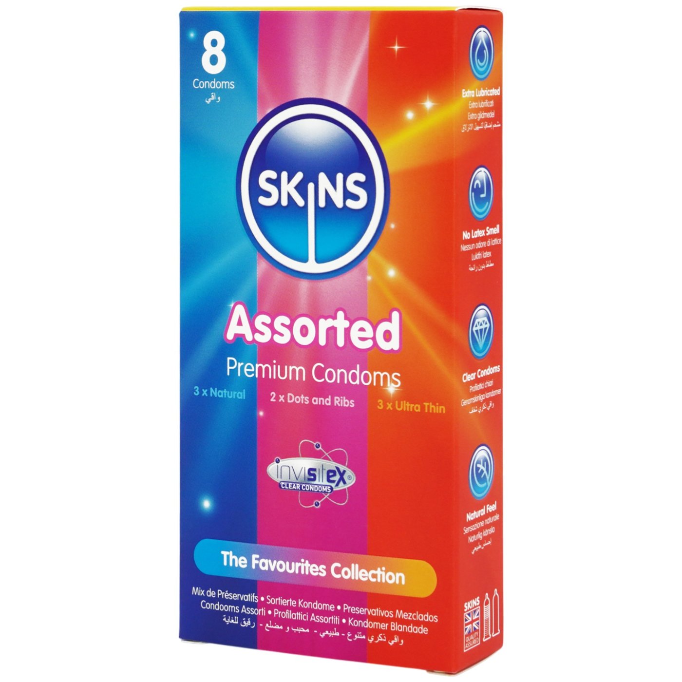Skins Assorted Premium Condoms (8 Pack)