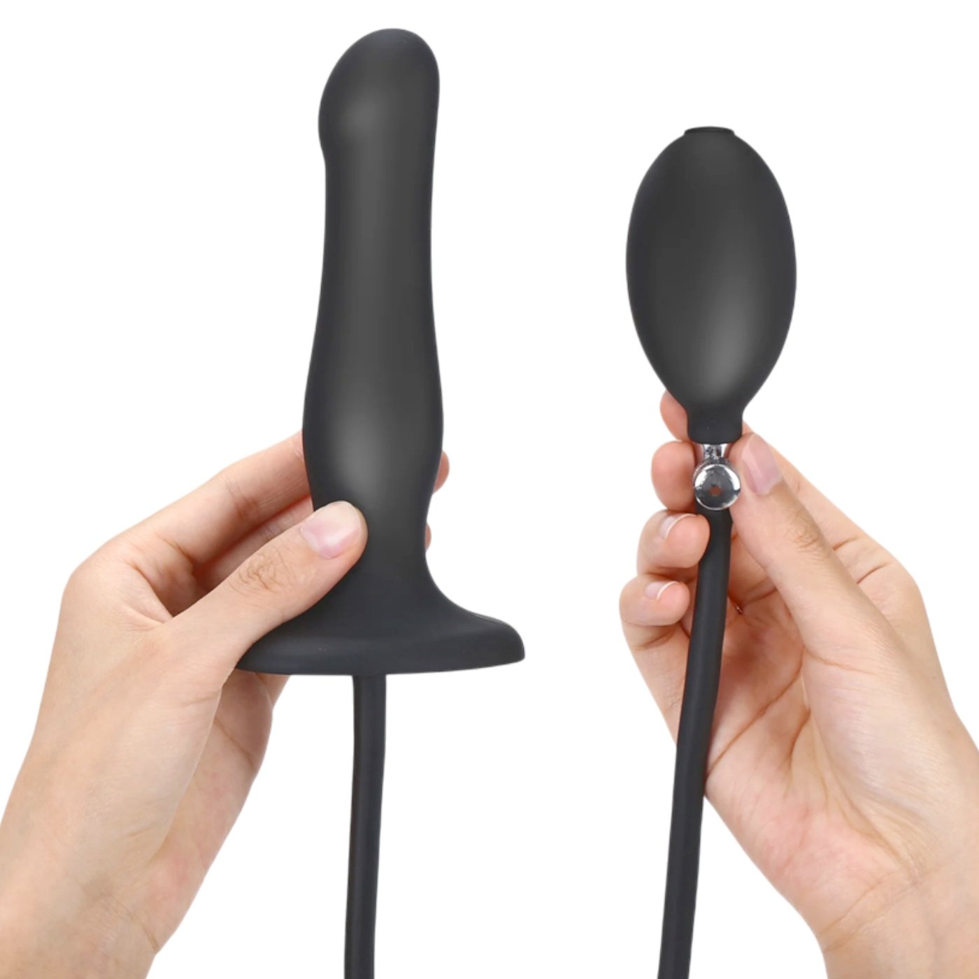 Strap-On-Me Inflatable Anal Plug Dildo with Pump &amp; Suction Cup