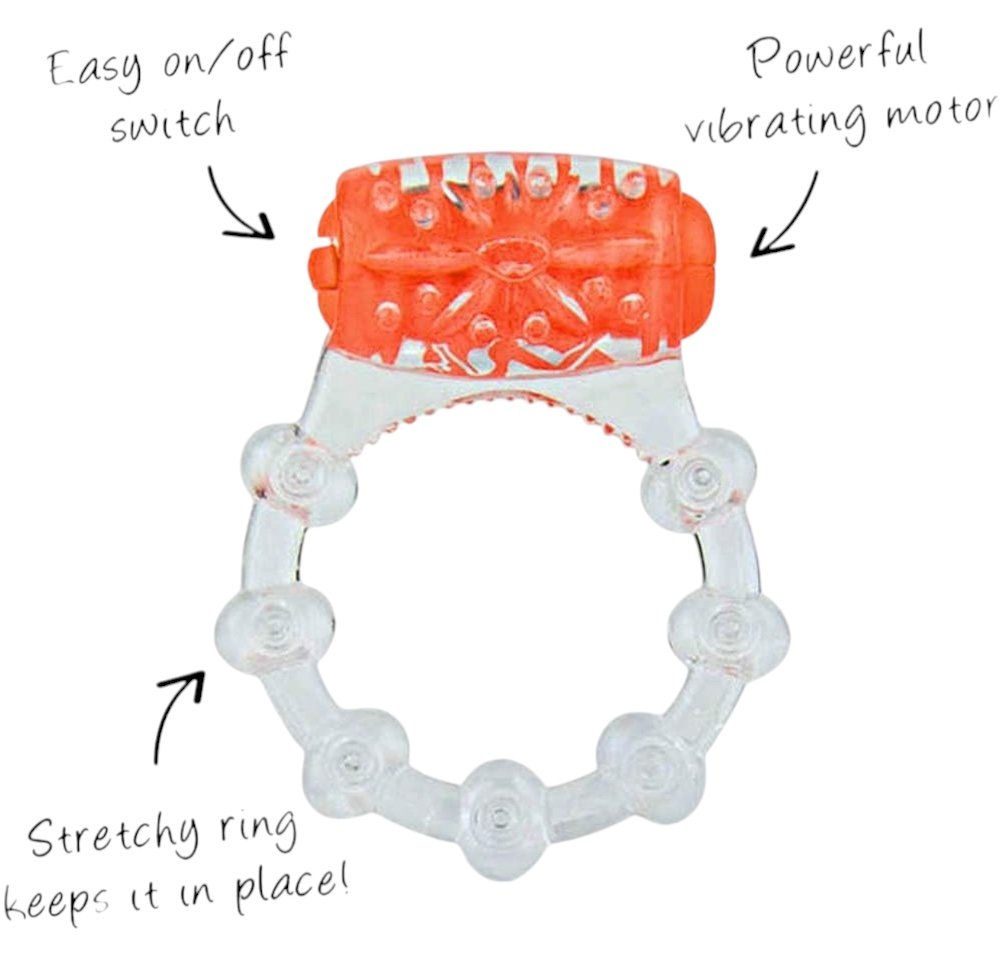 Screaming O ColorPoP Quickie Vibrating Cock Ring Orange