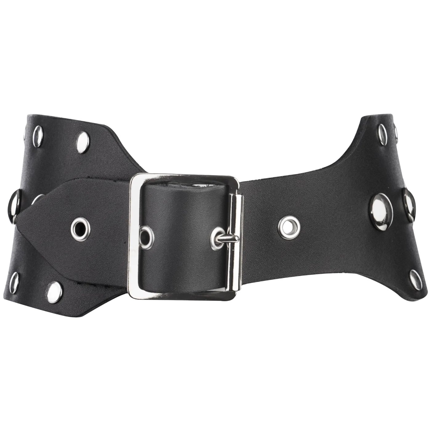 Rimba Leather Collar & Chain Leash Set