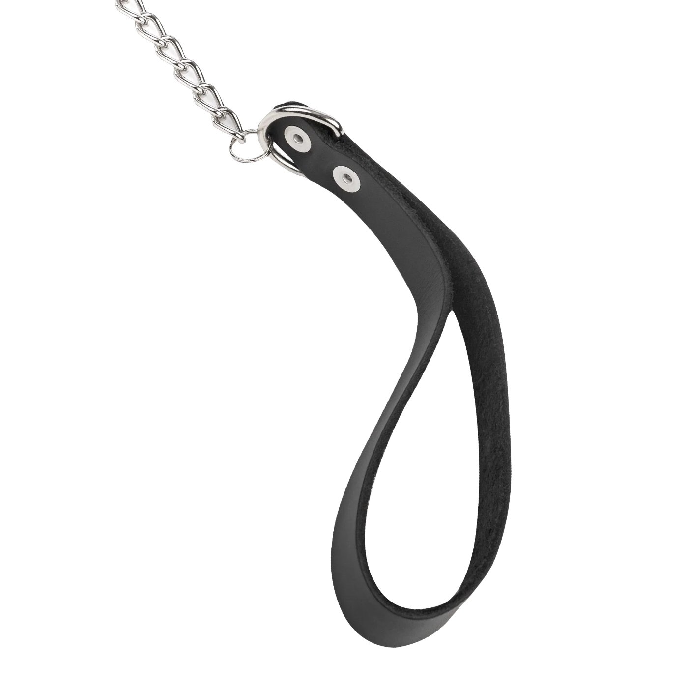 Rimba Leather Collar & Chain Leash Set