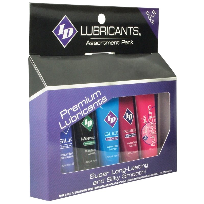 ID Lubricants Assorted Travel Pack (5 x 12ml)